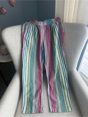 Anthropologie The Odells Rainbow Striped Pants Size XS